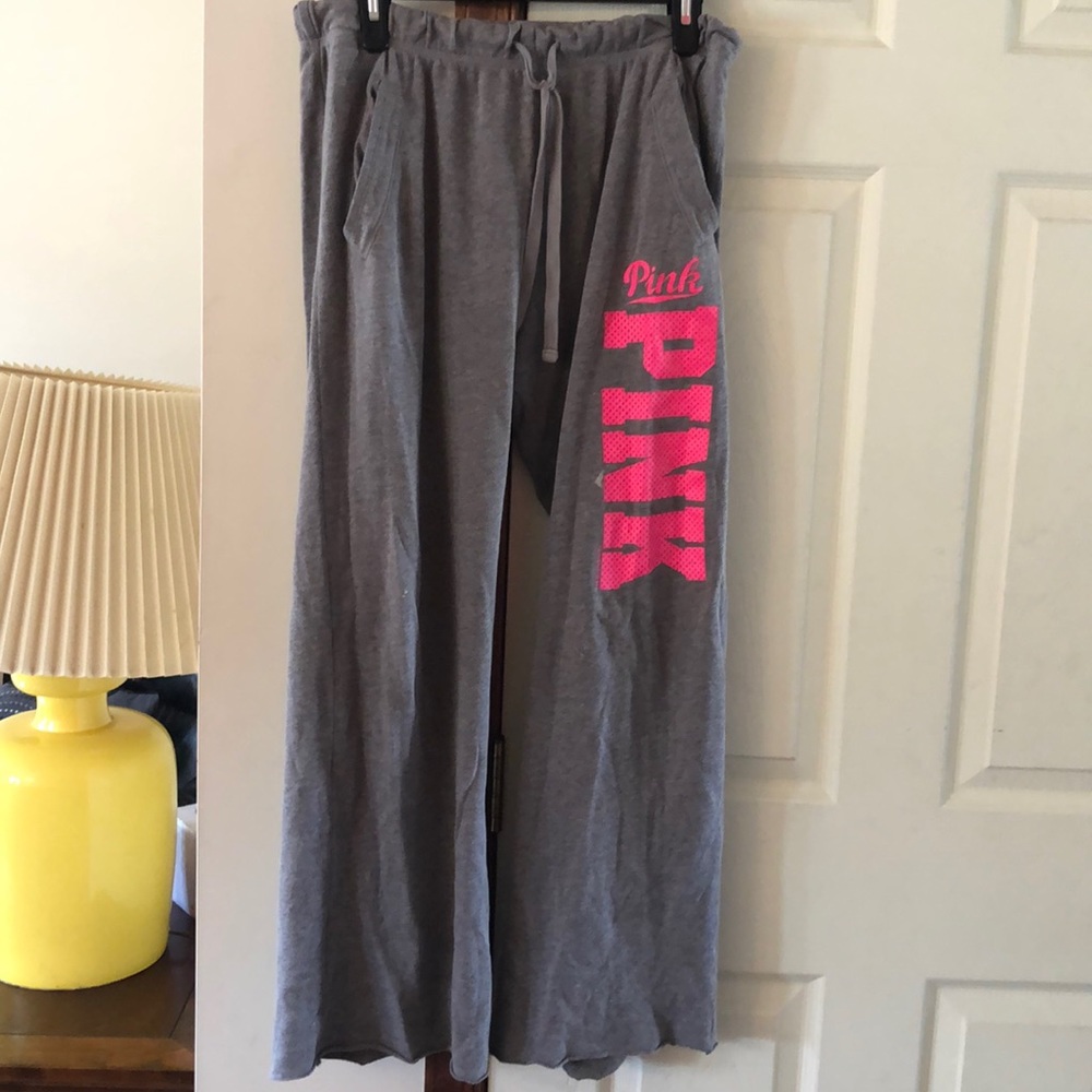 Grey PINK Sweatpants